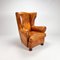 Club chair vintage in pelle, anni '70, Immagine 3