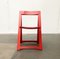 Mid-Century Wooden Red Trieste Folding Chair by Aldo Jacober, 1960s 9