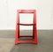 Mid-Century Wooden Red Trieste Folding Chair by Aldo Jacober, 1960s, Image 9