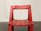 Mid-Century Wooden Red Trieste Folding Chair by Aldo Jacober, 1960s, Image 12