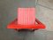 Mid-Century Wooden Red Trieste Folding Chair by Aldo Jacober, 1960s, Image 4