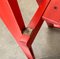 Mid-Century Wooden Red Trieste Folding Chair by Aldo Jacober, 1960s 14