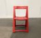 Mid-Century Wooden Red Trieste Folding Chair by Aldo Jacober, 1960s, Image 16