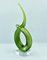 Italian Abstract Green Murano Glass Twist Sculpture, 1960s 7