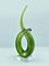 Italian Abstract Green Murano Glass Twist Sculpture, 1960s 5