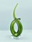 Italian Abstract Green Murano Glass Twist Sculpture, 1960s, Image 5