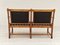 Scandinavian Bench-Sofa in Ash Wood & Wool, 1950s 2