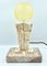 Art Deco Marble Table Lamp from Kámen Praha, 1930s, Image 2