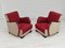 Art Deco Scandinavian Chairs, 1950s, Set of 2 1