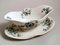 French Majolica Capucine Gravy Boat with Flower Decoration from Leon Bertrand, Bordeaux, 1950s, Image 3