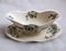 French Majolica Capucine Gravy Boat with Flower Decoration from Leon Bertrand, Bordeaux, 1950s, Image 2