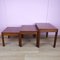 Tables Gigognes Vintage en Teck de Hainke, 1960s, Set de 3 1