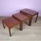 Vintage Teak Nesting Tables from Hainke, 1960s, Set of 3 2