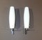 Wall Lights in Brass and Opal Glass from Stilnovo, Italy, 1950s, Set of 2, Image 1