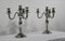 Silver Bronze Candleholders, Late 19th Century, Set of 2, Image 3