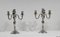 Silver Bronze Candleholders, Late 19th Century, Set of 2, Image 13