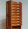 Slim Oak Rectangular Entomology Cabinet by Atvidabergs Sweden, 1935, Image 10