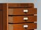 Slim Oak Rectangular Entomology Cabinet by Atvidabergs Sweden, 1935, Image 4