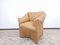 Cognac Leather Tentazione 2 Armchair by Mario Bellini for Cassina, Image 11