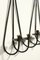 Candelabros modernistas de hierro forjado y latón de Tommi Parzinger, años 50. Juego de 2, Imagen 8