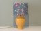 Lampe de Bureau Kostka Vintage en Céramique avec Abat-Jour Personnalisé, 1960s 1