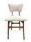 Cream Bouclé and Light Wood Dining Chairs, Europe, 1960s, Set of 6 14