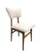 Cream Bouclé and Light Wood Dining Chairs, Europe, 1960s, Set of 6 4