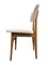 Cream Bouclé and Light Wood Dining Chairs, Europe, 1960s, Set of 6 11