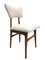 Cream Bouclé and Light Wood Dining Chairs, Europe, 1960s, Set of 6 2