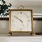 German Brass Mantel Clock from Mauthe, 1950s 1