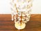 Lampade da comodino in ottone e cristallo di Bakalowits & Söhne, Vienna, Austria, anni '60 set di 2, Immagine 2