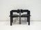 Chaises Pamplona Noires par Augusto Savini pour Pozzi, 1960s, Set de 2 21