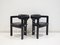 Schwarze Pamplona Stühle von Augusto Savini für Pozzi, 1960er, 2er Set 1