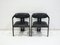 Black Pamplona Chairs by Augusto Savini for Pozzi, 1960s, Set of 2, Image 3