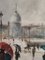 Bernard Lignon, Pont Alexandre III et Vue sur le Bâtiment des Invalides, Paris, 1947, Oil on Canvas, Framed 7