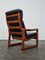 Poul Jeppensen zugeschriebener Vintage Sessel mit hoher Rückenlehne 6