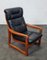 Vintage Highback Lounge Chair attributed to Poul Jeppensen, Image 1