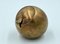 Posacenere sferico in ottone patinato con coperchio ribaltabile, Almazan, Spagna, anni '60, Immagine 7