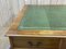 English Desk in Veneer and Green Leather, 1950s 14