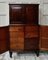 Early Victorian Teak Campaign Military Stationary Cupboard, 1840s, Set of 2 2