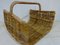 Vintage Wicker Log Basket, 1970s 4