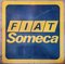 Someca Advertising Sign from Fiat, 1970s, Image 1
