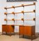 Teak Shelf System with Steel Bars attributed to Harald Lundqvist for Lizzy, 1950s 13