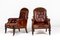 19th Century English Oak Armchairs, Set of 2 8