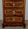 Small Napoleon III Chest of Drawers in Wood Marquetry 11