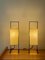 Mid-Century Table Lamps and Wall Light, Set of 3 7