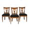 19th Century Biedermeier Chairs, Set of 3 1