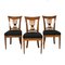 19th Century Biedermeier Chairs, Set of 3, Image 1