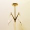Coat Rack in Brass and Acrylic Glass from Münchner Werkstätten, Germany, 1960s 6