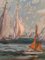 Henri Fehr, Régate sur le lac Léman, Oil on Canvas, Framed 6